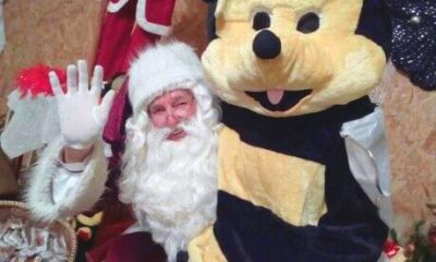 Le Père Noël et l'abeille